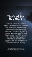 Load image into Gallery viewer, Think of Me Hex Spellwork Oct. 4
