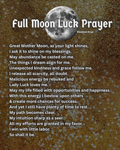 Load image into Gallery viewer, Full Moon Luck Spell Service