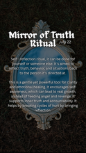 Load image into Gallery viewer, Mirror Of Truth Ritual July 22