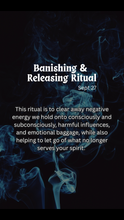 Load image into Gallery viewer, Banishing &amp; Releasing Ritual Sept 27