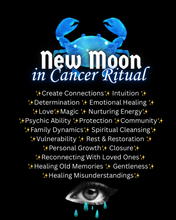 Load image into Gallery viewer, New Moon in Cancer Group Ritual July 14